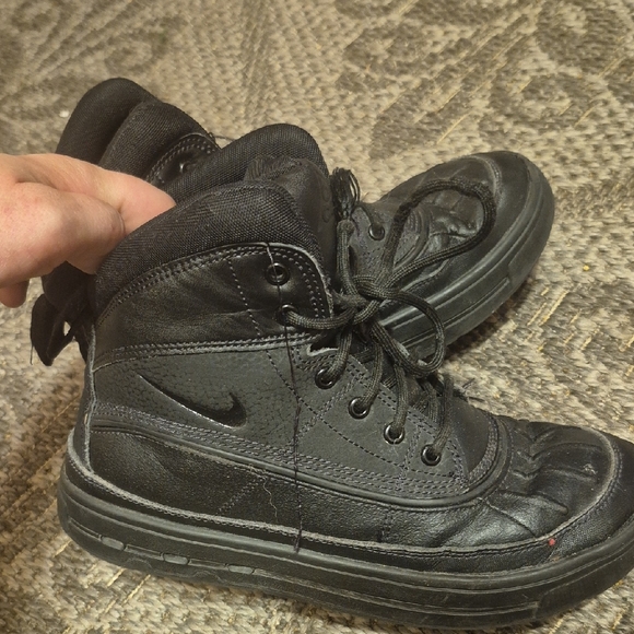 Nike Shoes - Nike Black High-Top Sneakers with Durable Design